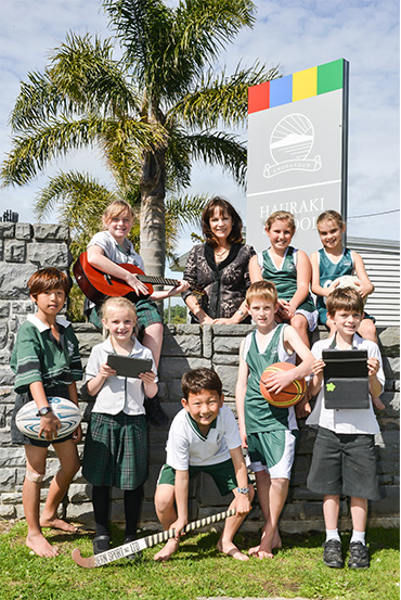 Hauraki School children